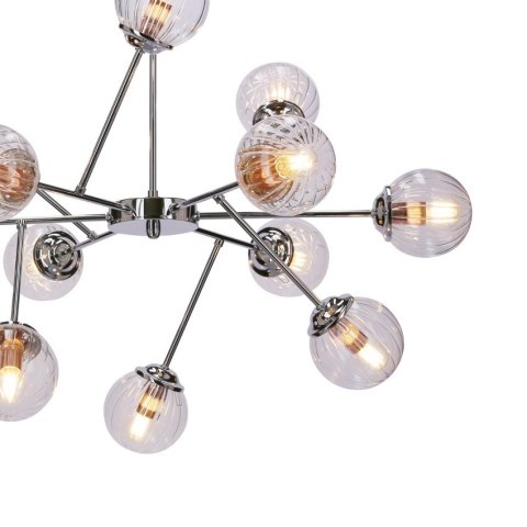 LAMPA SUFITOWA WISZĄCA CANDELLUX BEST 30-64806 E14 CHROM+MIEDŹ