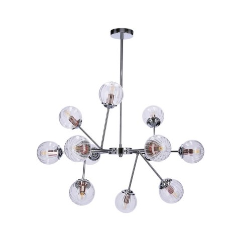 LAMPA SUFITOWA WISZĄCA CANDELLUX BEST 30-64806 E14 CHROM+MIEDŹ