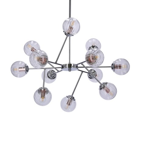 LAMPA SUFITOWA WISZĄCA CANDELLUX BEST 30-64806 E14 CHROM+MIEDŹ