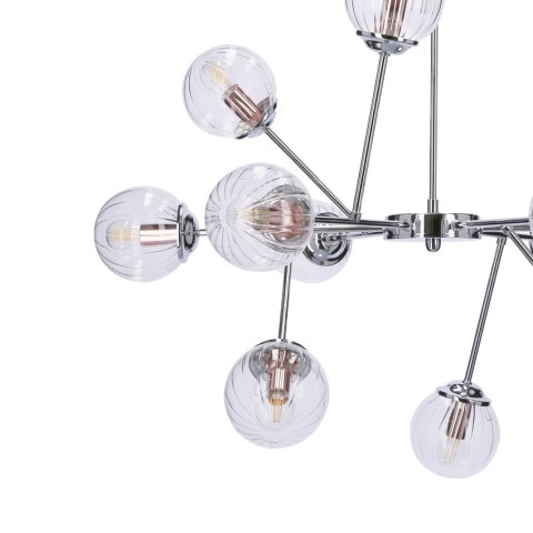 LAMPA SUFITOWA WISZĄCA CANDELLUX BEST 30-64806 E14 CHROM+MIEDŹ