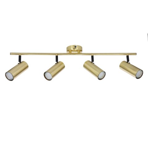 Lampa mosiądz ścienna/sufitowa listwa 4x15W Colly 94-01740