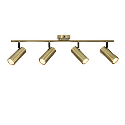Lampa mosiądz ścienna/sufitowa listwa 4x15W Colly 94-01740