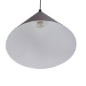 DUNCA LAMPA WISZĄCA 25CM E27 KLOSZ CIEMNY ORZECHOWY