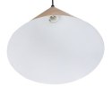 DUNCA LAMPA WISZĄCA 32CM E27 KLOSZ JASNY DĘBOWY