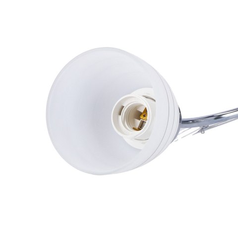 LAMPA ŚCIENNA KINKIET CANDELLUX SIMPLI 21-64288 E27 CHROM Z KRYSZTAŁKIEM + KLOSZ Z PASKIEM