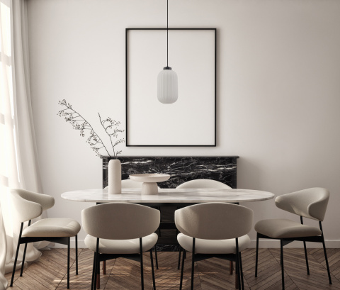 Lampa wisząca do kuchni, salonu LINDO PND-52636-1-BK