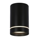 Lampa sufitowa oprawa czarna 15W GU10 Tuba 2282787