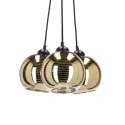 TRIO LAMPA WISZĄCA E27 KLOSZ ZŁOTY 33-11961