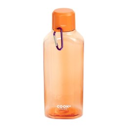Butelka do wody z karabińczykiem pomarańczowa