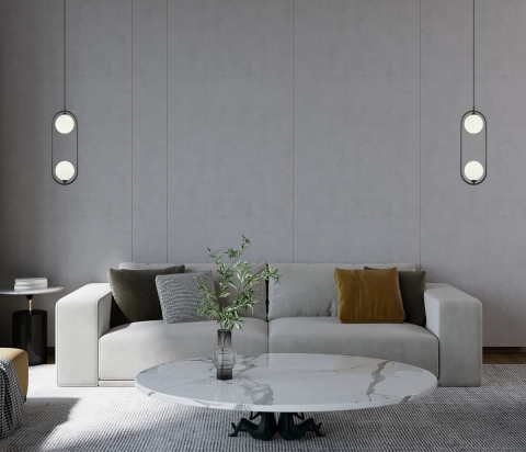 Italux Lampa wisząca LUPUS PND-3965-2-BK