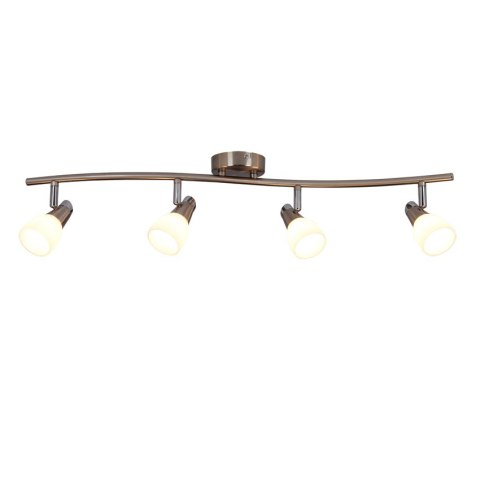 LAMPA ŚCIENNA CANDELLUX SELIA 94-70005 LISTWA G9 NIKIEL MAT/CHROM BIAŁY