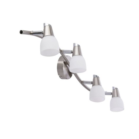LAMPA ŚCIENNA CANDELLUX SELIA 94-70005 LISTWA G9 NIKIEL MAT/CHROM BIAŁY