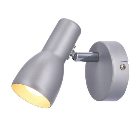 LAMPA ŚCIENNA KINKIET CANDELLUX PICARDO 91-43917 E14 SZARO SREBRNY