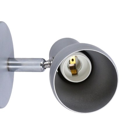 LAMPA ŚCIENNA KINKIET CANDELLUX PICARDO 91-43917 E14 SZARO SREBRNY