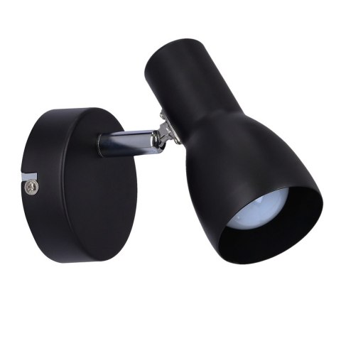LAMPA ŚCIENNA KINKIET CANDELLUX PICARDO 91-50618 E14 CZARNY MATOWY