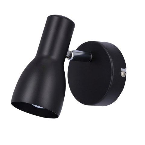 LAMPA ŚCIENNA KINKIET CANDELLUX PICARDO 91-50618 E14 CZARNY MATOWY