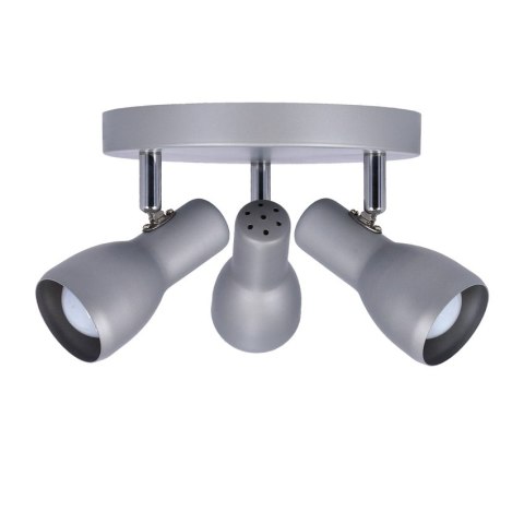 LAMPA SUFITOWA CANDELLUX PICARDO 98-44242 PLAFON E14 SZARO SREBRNY