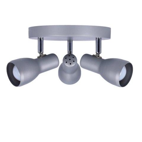 LAMPA SUFITOWA CANDELLUX PICARDO 98-44242 PLAFON E14 SZARO SREBRNY