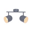 LAMPA ŚCIENNA CANDELLUX AZURO 92-63212 LISTWA E27 SZARY MAT