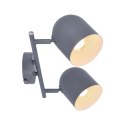 LAMPA ŚCIENNA CANDELLUX AZURO 92-63212 LISTWA E27 SZARY MAT