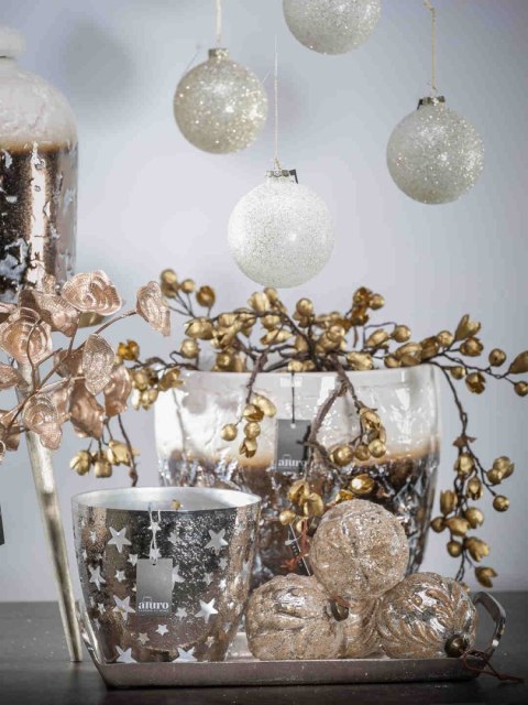 Lampion srebrny BONTA_Aluro