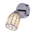 Shiba lampa kinkiet chromowy 1x15w g9 klosz bezbarwny Shiba lampa kinkiet chromowy 1x15w g9 klosz bezbarwny