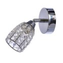 Shiba lampa kinkiet chromowy 1x15w g9 klosz bezbarwny Shiba lampa kinkiet chromowy 1x15w g9 klosz bezbarwny
