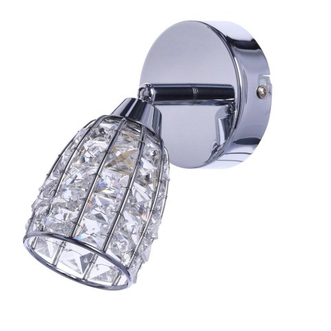 Shiba lampa kinkiet chromowy 1x15w g9 klosz bezbarwny Shiba lampa kinkiet chromowy 1x15w g9 klosz bezbarwny