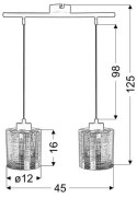 Cox zwis 2x60w e27 złoty