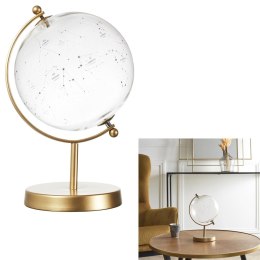 Dekoracja szklany globus Constellations złoty