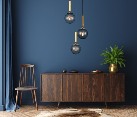 Italux Lampa wisząca RAVENA PND-2324-3A BRO+SG