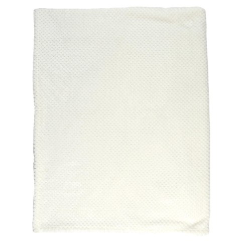 Koc/ Pled Honeycomb kremowy 120x150cm