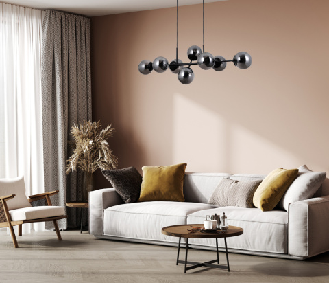 Lampa wisząca MOLITE PND-1098-8-BL