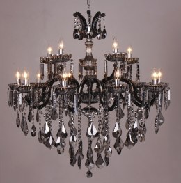 Lampa wisząca glamour do salonu CHROM 17801/10+5 CHATEAU