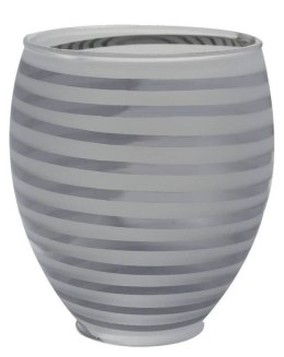 Klosz szklany srebrny w paski E14 do lampy Jubilat 79-60235