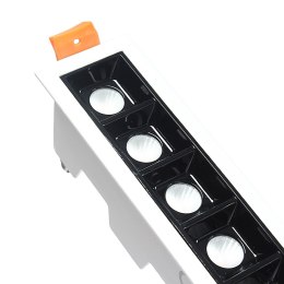 Lampa liniowa Led podtynkowa 20W 4000K biała JDL-10T