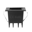 Lampa liniowa Led podtynkowa 2W 3000K czarna JDl-1T