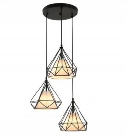 Lampa loft Diament okrągłe mocowanie