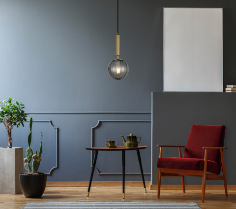 Lampa wisząca RAVENA PND-2324-1 BRO+SG