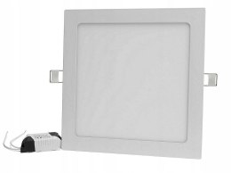 PANEL LED PODTYNKOWY PLAFON SUFITOWY KWADRAT 18W B.NEUTRALNA