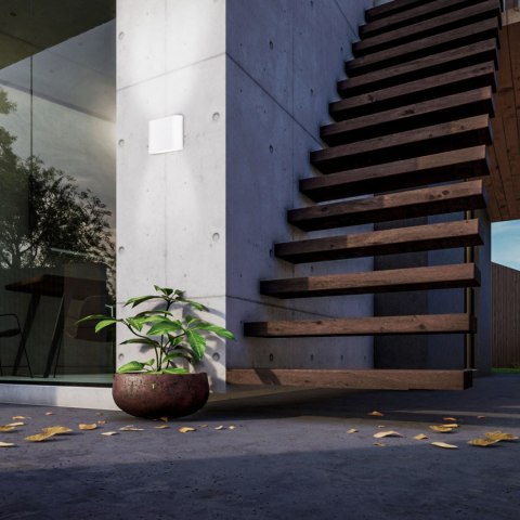 Sapri kinkiet biały IP54