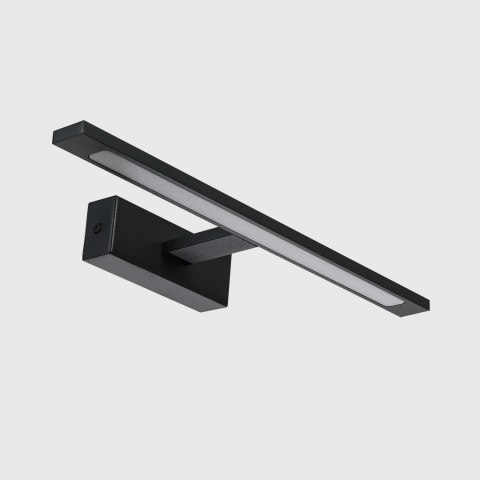 Kinkiet Isla średni 4000K 1xLED czarny IP44 GS-LWB-12W BK