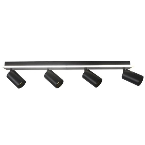 Lampa sufitowa Parma 4xGU10 + 1xLED czarna LP-0612/4C BK