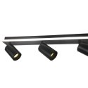 Lampa sufitowa Parma 4xGU10 + 1xLED czarna LP-0612/4C BK