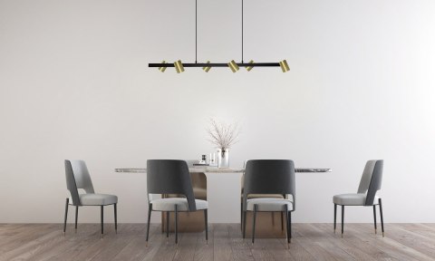 Snow 6 linia wisząca złota