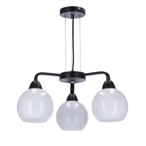 Caldera lampa wisząca 3x60w E27 klosz biały