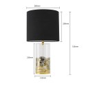 Lampa stołowa Sunflower 1xE27 czarna LP-818/1T BK