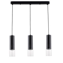 Lampa wisząca Manacor 3xGU10 czarna LP-232/3L BK