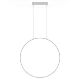 Lampa wisząca Mirror duża 1xLED biała LP-999/1P L WH
