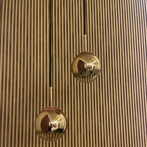 Lampa wisząca Palla mała 1xE14 złota LP-2844/1P S GD